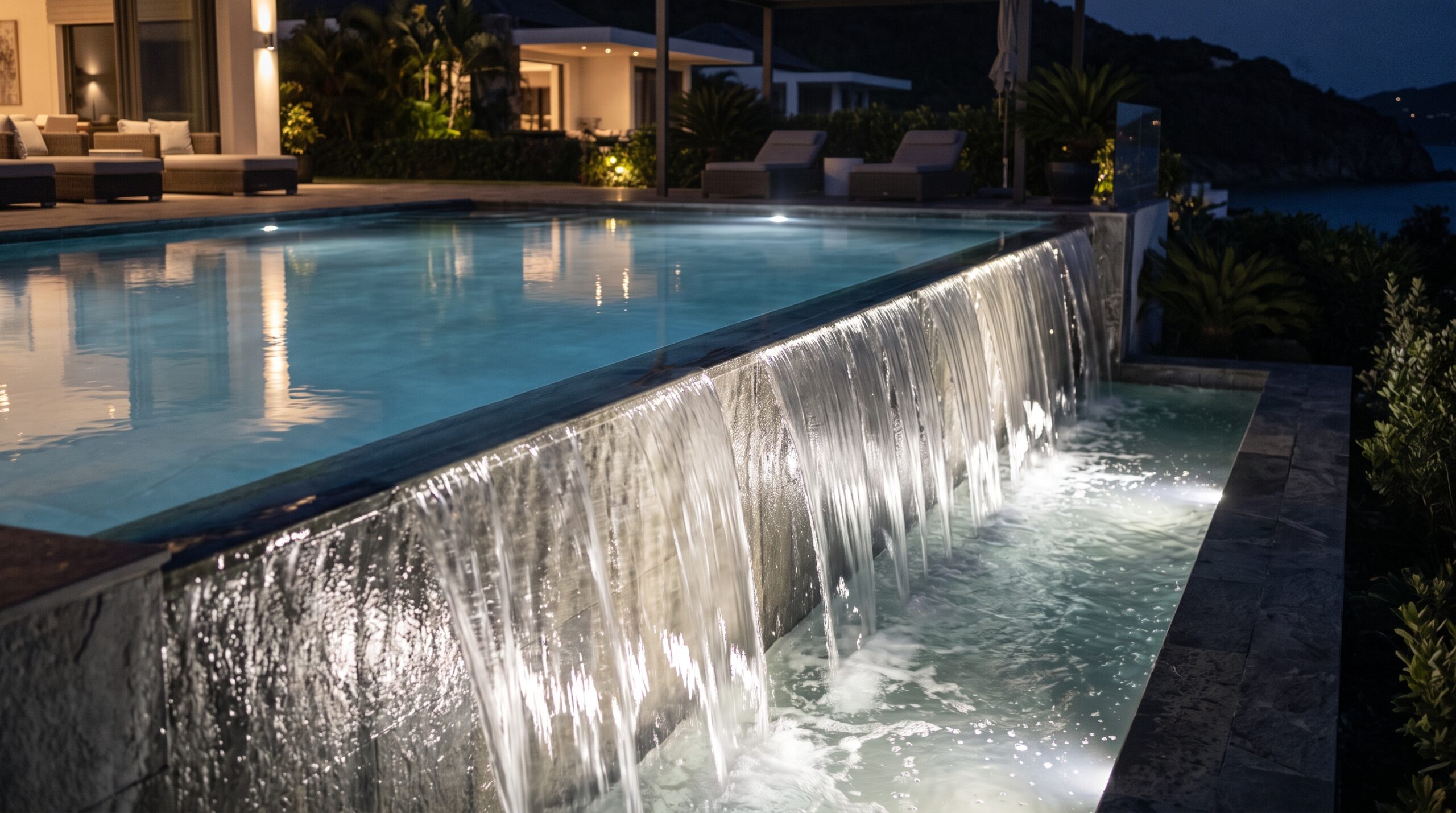 Iluminación LED piscina: ideas para diseño exterior