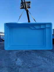 Piscina poliester prefabricada Elsa de 5 35 x 2 95 metros 1 25   1 70 profundidad