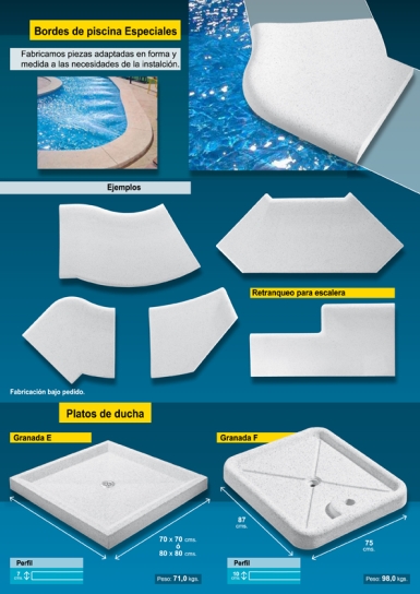 Plato de ducha 80 X 80 gris granallado - Tienda online productos Iteapool