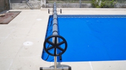 Enrollador basic 4 mts 5 50 mts tubo 75 mm cobertor piscina