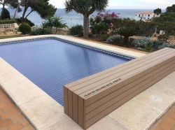 Cubierta Manual piscina Flotante Solar 8 X 4 mts