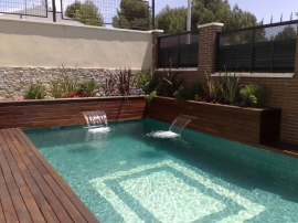 Cascada ornamental piscina 90 cm