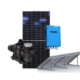 Kit sola Fotovoltaico con bomba piscina corriente continua