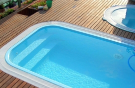 Mini piscina elevada autoportante Colonia 3 75 X 2 15  1 profundidad